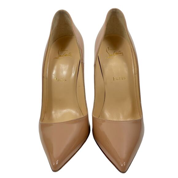 Christian Louboutin So Kate 120mm Patent Leather Pumps Blush Size 39.5 - Picture 6 of 12